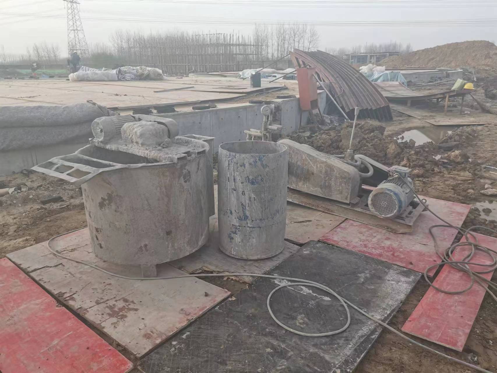 易门设备基础注浆