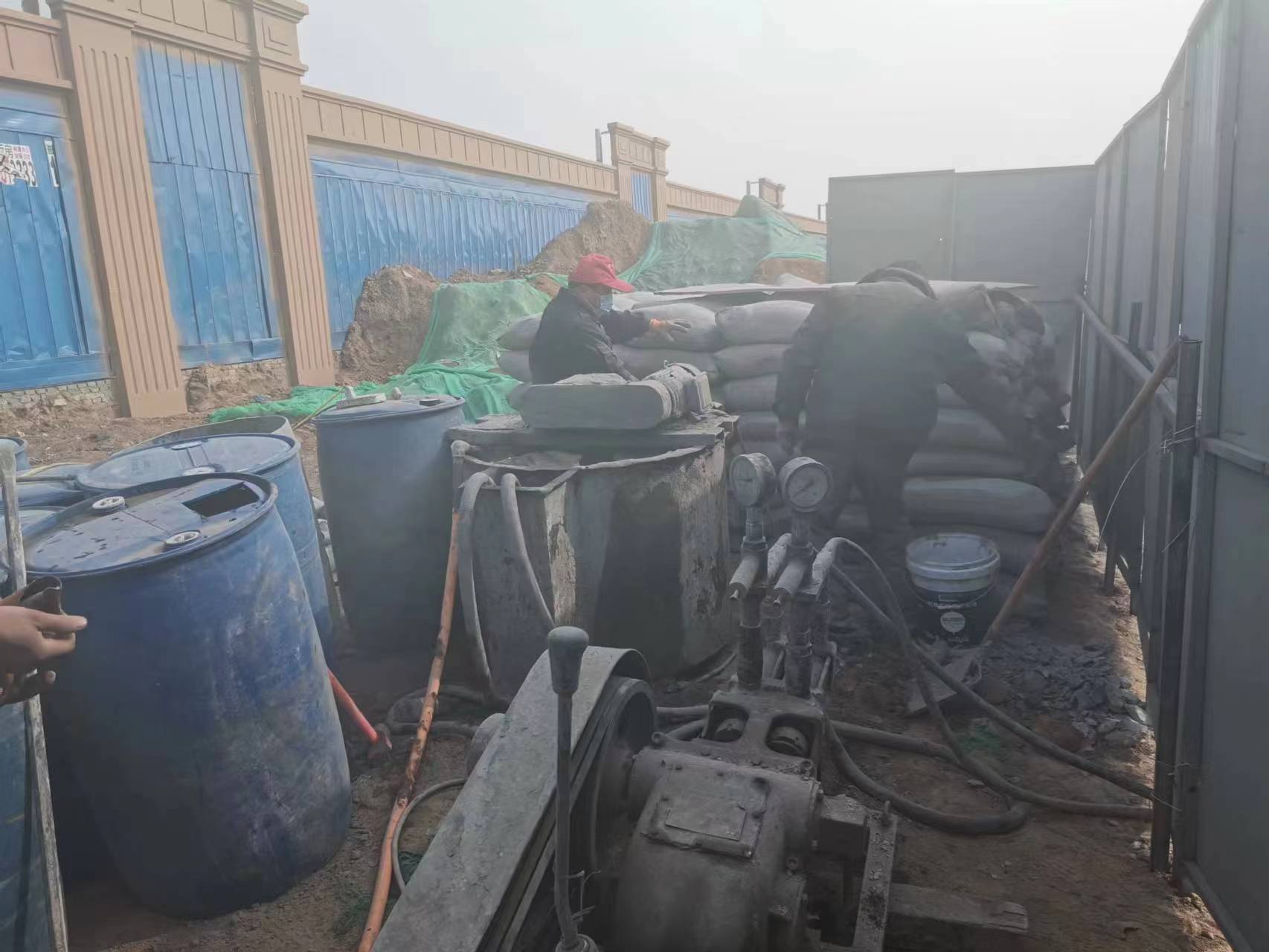 易门房屋下沉注浆